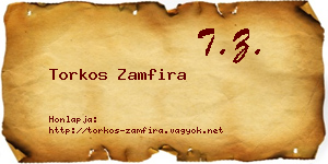 Torkos Zamfira névjegykártya